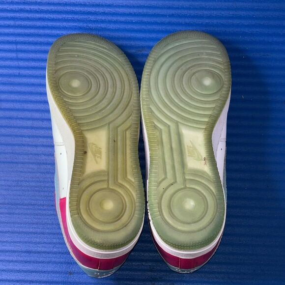 Size 11- Men’s Nike Air Force 1 Aqua/Hawaiian Gold 315122-141 RARE 2007 - Picture 8 of 8